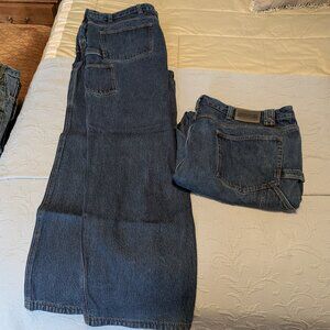 Two (2) Pairs Of Duluth Trading Company Mens Jeans size 46 x34